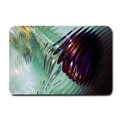 Out Of Time Glass Pearl Flowag Small Doormat  by Nexatart