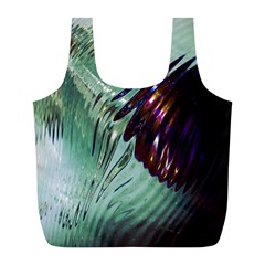 Out Of Time Glass Pearl Flowag Full Print Recycle Bags (l)  by Nexatart