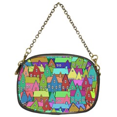 Neighborhood In Color Chain Purses (one Side)  by Nexatart