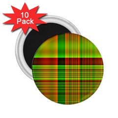 Multicoloured Background Pattern 2 25  Magnets (10 Pack)  by Nexatart