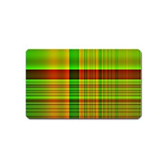 Multicoloured Background Pattern Magnet (name Card) by Nexatart