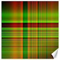 Multicoloured Background Pattern Canvas 12  X 12   by Nexatart