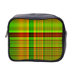 Multicoloured Background Pattern Mini Toiletries Bag 2-side by Nexatart