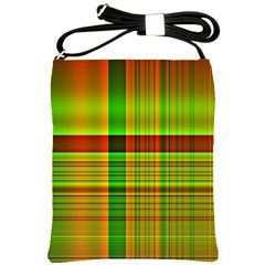 Multicoloured Background Pattern Shoulder Sling Bags by Nexatart