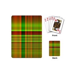 Multicoloured Background Pattern Playing Cards (mini)  by Nexatart