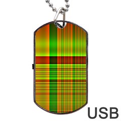 Multicoloured Background Pattern Dog Tag Usb Flash (one Side) by Nexatart