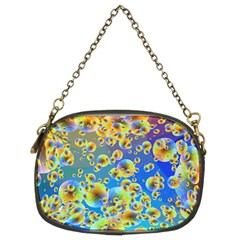 Color Particle Background Chain Purses (two Sides)  by Nexatart