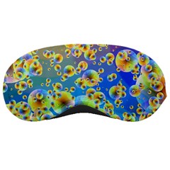 Color Particle Background Sleeping Masks by Nexatart