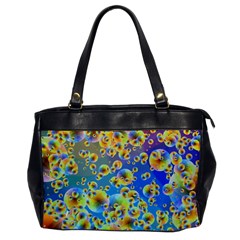 Color Particle Background Office Handbags by Nexatart