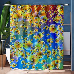 Color Particle Background Shower Curtain 60  X 72  (medium)  by Nexatart