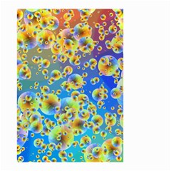 Color Particle Background Small Garden Flag (two Sides) by Nexatart