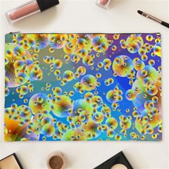 Color Particle Background Cosmetic Bag (xxl)  by Nexatart