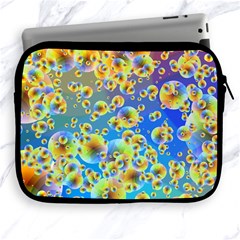 Color Particle Background Apple Ipad 2/3/4 Zipper Cases by Nexatart