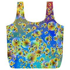 Color Particle Background Full Print Recycle Bags (l)  by Nexatart