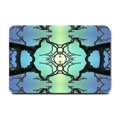 Branches With Diffuse Colour Background Small Doormat  by Nexatart