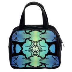 Branches With Diffuse Colour Background Classic Handbags (2 Sides) by Nexatart