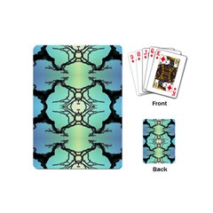 Branches With Diffuse Colour Background Playing Cards (mini)  by Nexatart