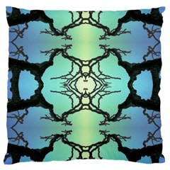 Branches With Diffuse Colour Background Large Cushion Case (two Sides) by Nexatart