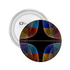 Black Cross With Color Map Fractal Image Of Black Cross With Color Map 2 25  Buttons by Nexatart