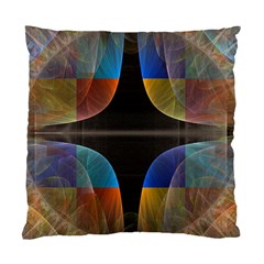 Black Cross With Color Map Fractal Image Of Black Cross With Color Map Standard Cushion Case (one Side) by Nexatart