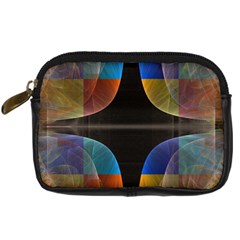 Black Cross With Color Map Fractal Image Of Black Cross With Color Map Digital Camera Cases by Nexatart