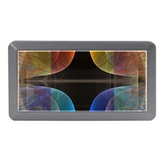 Black Cross With Color Map Fractal Image Of Black Cross With Color Map Memory Card Reader (mini)