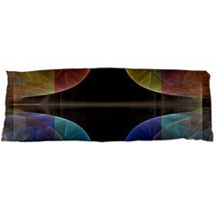 Black Cross With Color Map Fractal Image Of Black Cross With Color Map Body Pillow Case Dakimakura (two Sides) by Nexatart