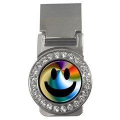 Simple Smiley In Color Money Clips (cz)  by Nexatart