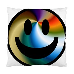 Simple Smiley In Color Standard Cushion Case (one Side) by Nexatart