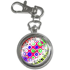 Color Ball Sphere With Color Dots Key Chain Watches by Nexatart