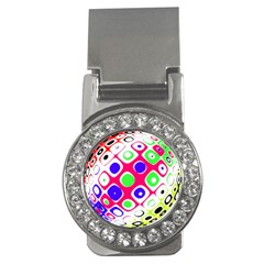 Color Ball Sphere With Color Dots Money Clips (cz)  by Nexatart