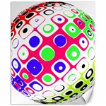 Color Ball Sphere With Color Dots Canvas 16  x 20   15.75 x19.29  Canvas - 1