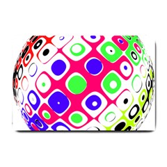 Color Ball Sphere With Color Dots Small Doormat  by Nexatart