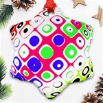 Color Ball Sphere With Color Dots Ornament (Snowflake) Front