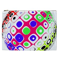 Color Ball Sphere With Color Dots Cosmetic Bag (xxl)  by Nexatart