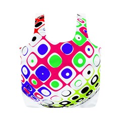 Color Ball Sphere With Color Dots Full Print Recycle Bags (m)  by Nexatart