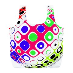 Color Ball Sphere With Color Dots Full Print Recycle Bags (l)  by Nexatart