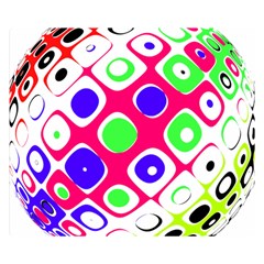 Color Ball Sphere With Color Dots Double Sided Flano Blanket (small)  by Nexatart