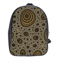 White Vintage Frame With Sepia Targets School Bags (xl)  by Nexatart