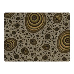 White Vintage Frame With Sepia Targets Double Sided Flano Blanket (mini)  by Nexatart