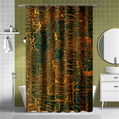 Black And Yellow Color Shower Curtain 48  X 72  (small)  by Nexatart