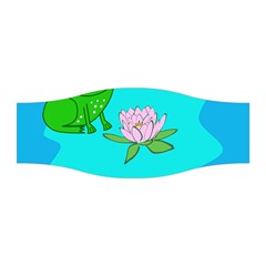 Frog Flower Lilypad Lily Pad Water Stretchable Headband by Nexatart