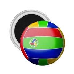 Balloon Volleyball Ball Sport 2 25  Magnets by Nexatart