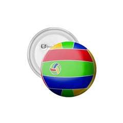 Balloon Volleyball Ball Sport 1 75  Buttons by Nexatart