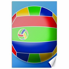 Balloon Volleyball Ball Sport Canvas 20  X 30   by Nexatart