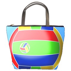 Balloon Volleyball Ball Sport Bucket Bags by Nexatart