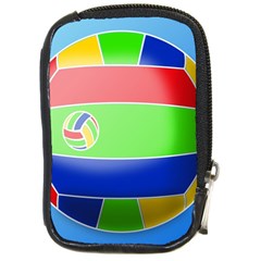 Balloon Volleyball Ball Sport Compact Camera Cases by Nexatart