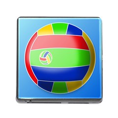 Balloon Volleyball Ball Sport Memory Card Reader (square)