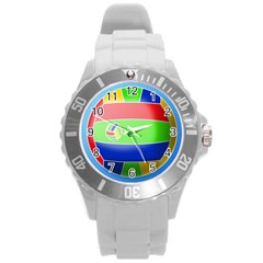 Balloon Volleyball Ball Sport Round Plastic Sport Watch (l) by Nexatart