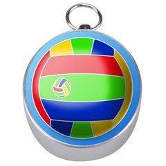 Balloon Volleyball Ball Sport Silver Compasses by Nexatart